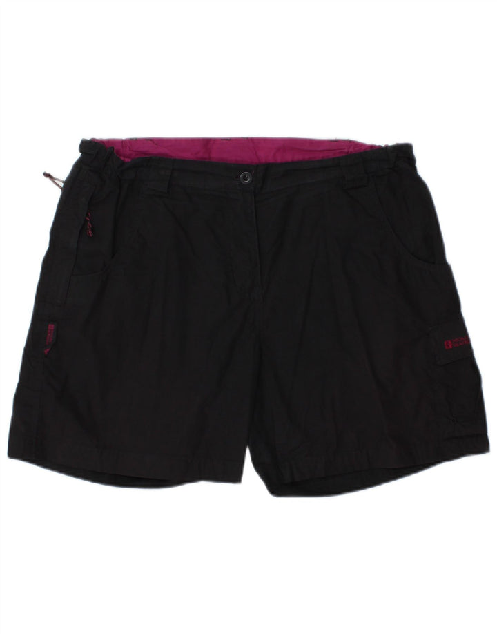 MOUNTAIN WAREHOUSE Pantalones cortos cargo para mujer UK 14 Large W32 Poliéster negro