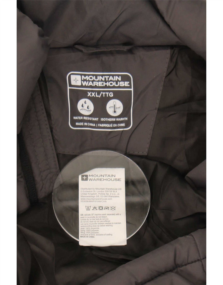 Chaleco acolchado para hombre Mountain Warehouse UK 44 2XL Poliamida gris