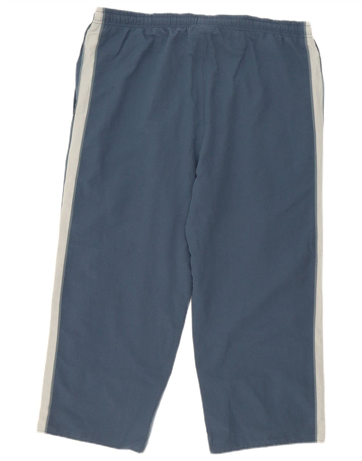Reebok - Pantalón de chándal para hombre, talla grande, color azul marino, poliéster