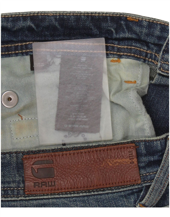 Vaqueros ajustados para hombre G-STAR W32 L34 Algodón azul