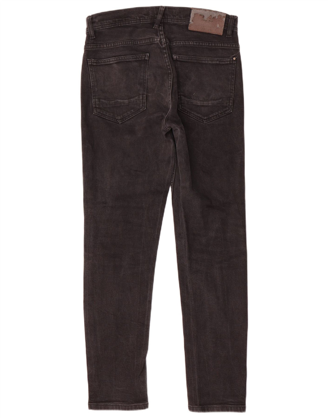 Zara Vaqueros Slim para Hombre EU 40 Medium W31 L30 Negro