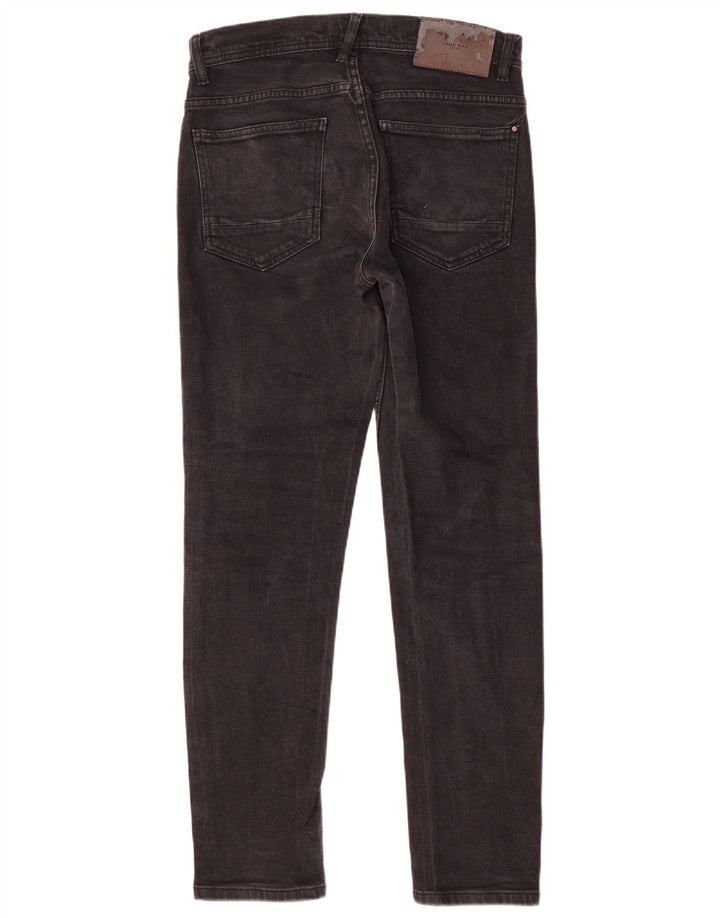Zara Vaqueros Slim para Hombre EU 40 Medium W31 L30 Negro