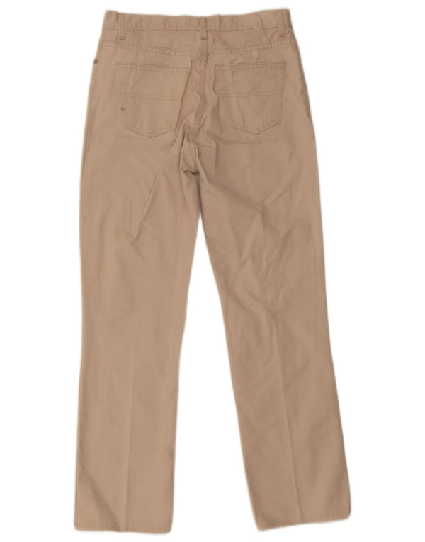 Monsoon Pantalones rectos informales para mujer UK 40 Medium W30 L30 Algodón beige