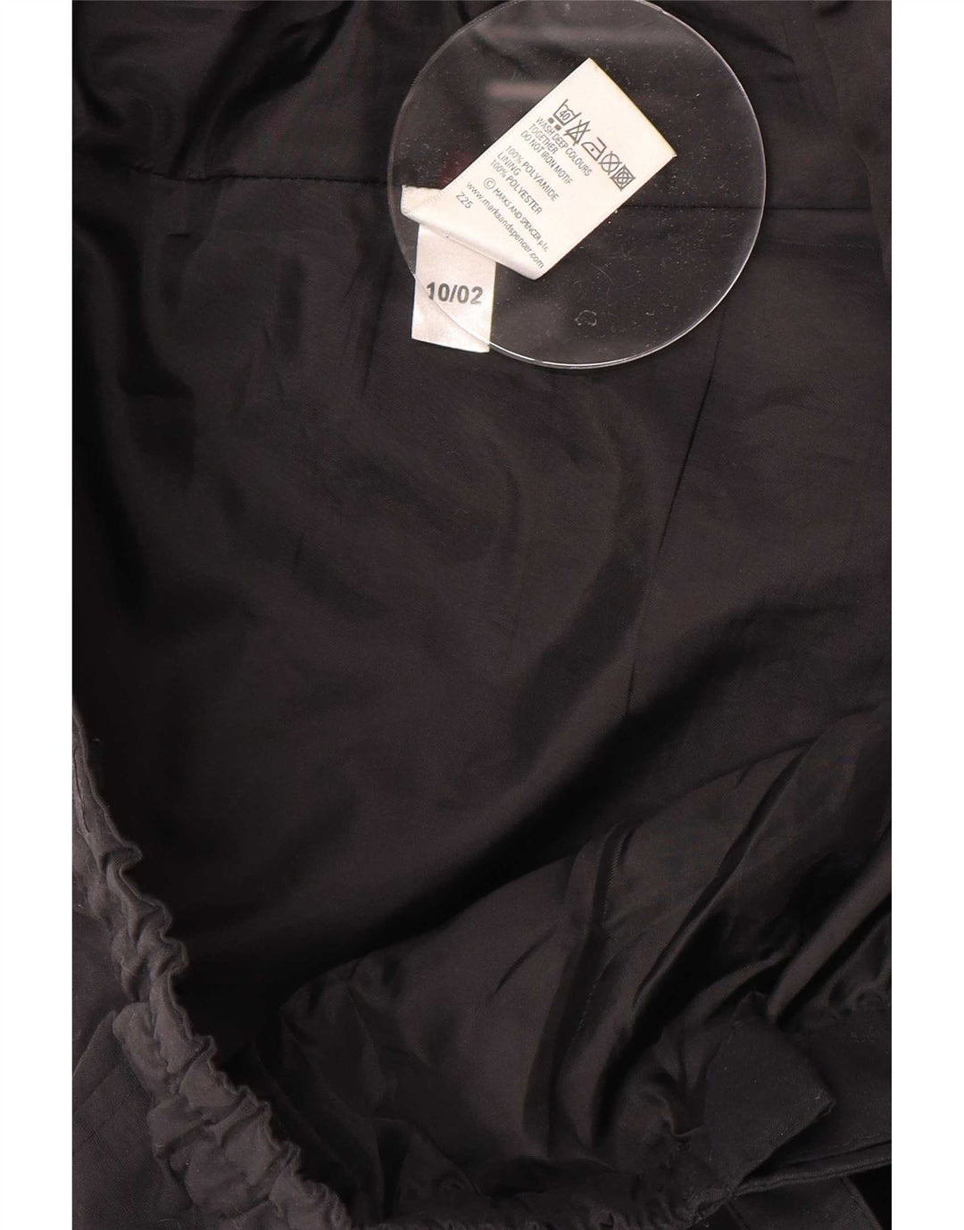 Marks & Spencer - Pantalón cortavientos para hombre, talla grande, W36 L31, poliamida negra