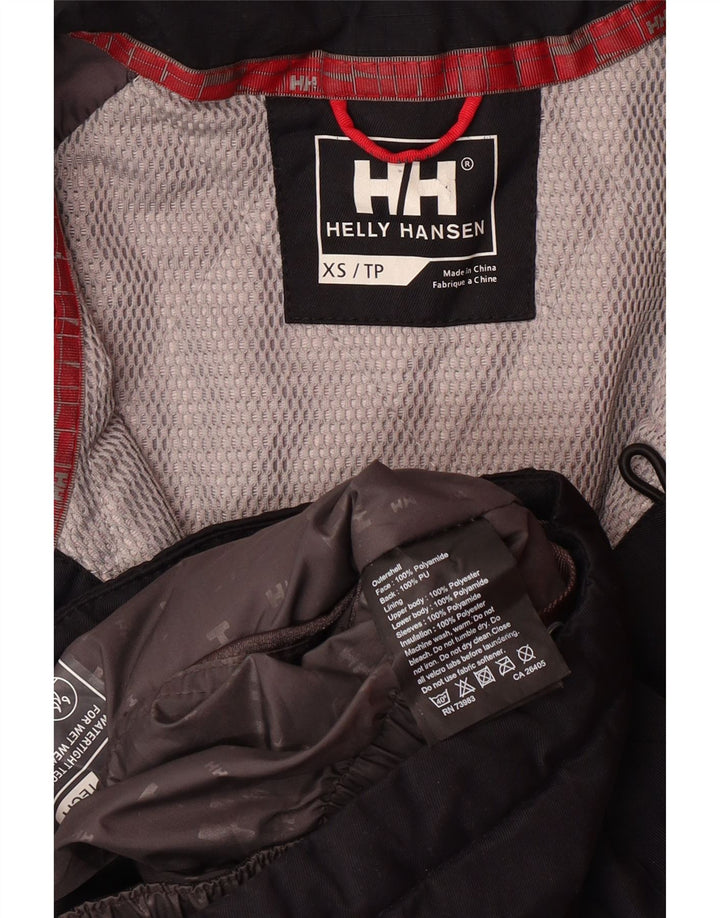 HELLY HANSEN Chaqueta cortavientos gráfica para hombre UK 34 XS Bloque de color negro