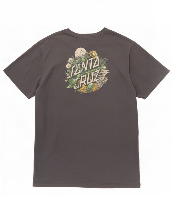Santa Cruz Camiseta gráfica para hombre Top 2XL Algodón azul