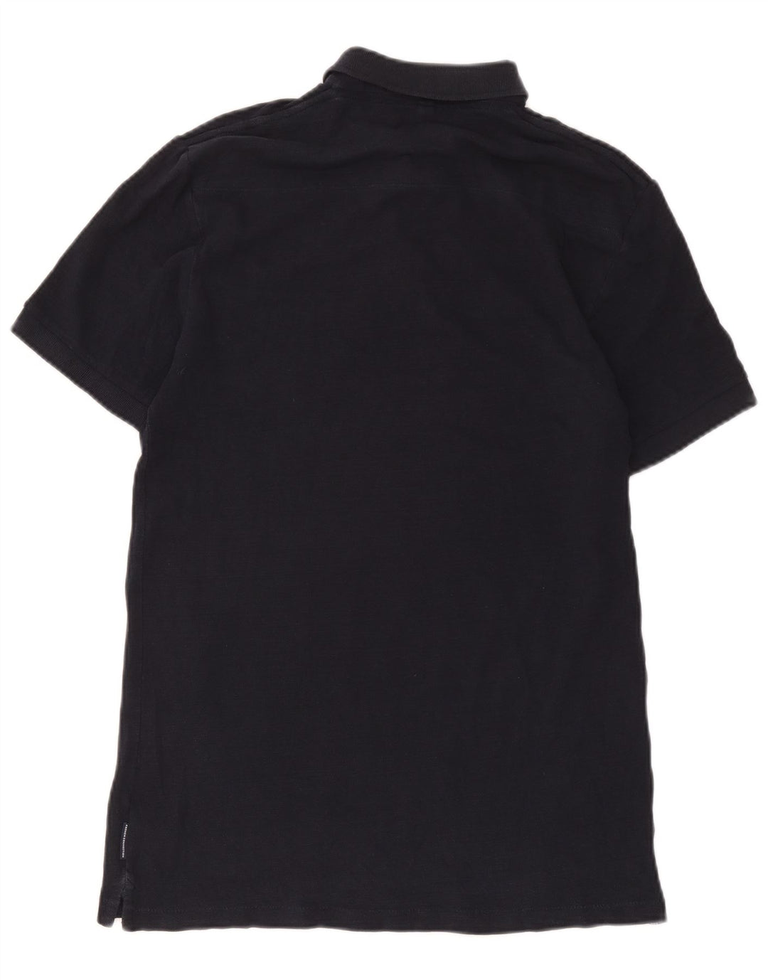 French Connection Polo regular para hombre de algodón azul marino mediano