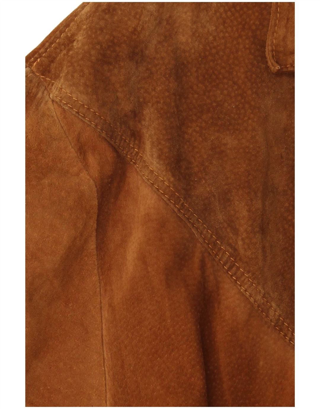 VINTAGE Chaqueta Blazer de ante de 3 botones para hombre Reino Unido 42 XL Marrón