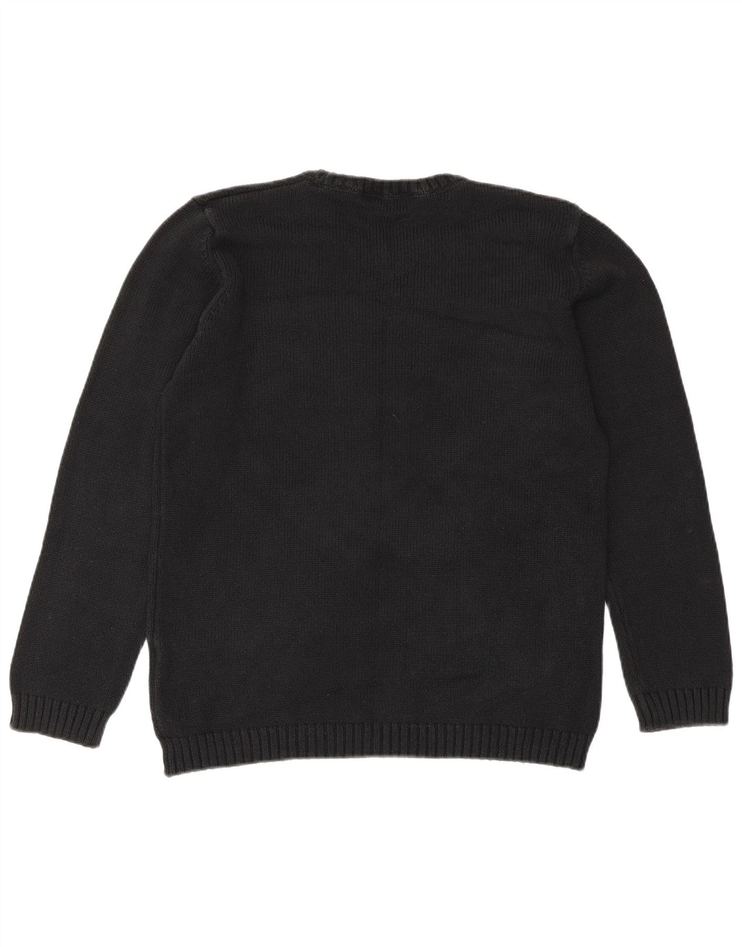 Marks & Spencer Suéter de Cuello Redondo de Gran tamaño para Mujer UK 10 Small Black