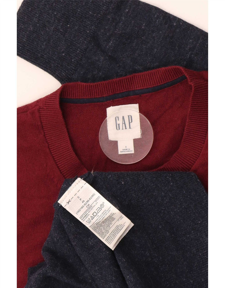 Gap Jersey De Cuello Redondo Para Hombre Jersey Pequeño De Algodón Con Bloques De Color Multicolor