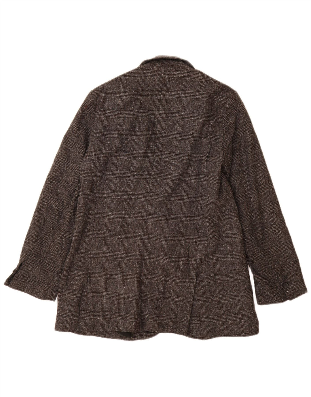 Zara Chaqueta Blazer Extragrande con 1 Botón para Mujer UK 10 Small Grey Houndstooth