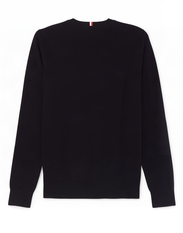 Tommy Hilfiger Jersey de cuello redondo para mujer UK 18 XL Algodón azul marino