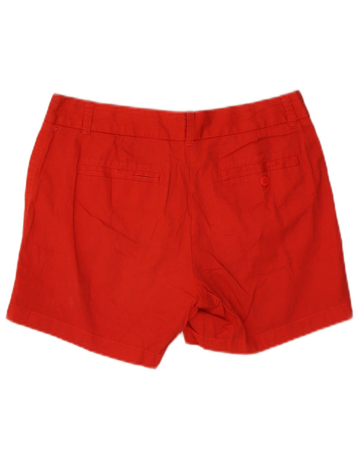 J. Crew Pantalones cortos chinos para mujer US 4 Small W30 Algodón rojo