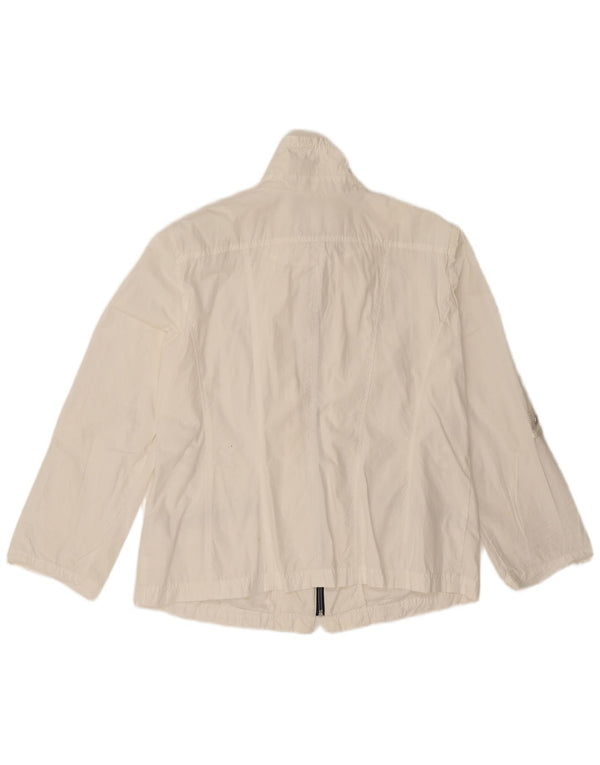 Canda Chaqueta impermeable para mujer EU 48 2XL Blanco Poliéster