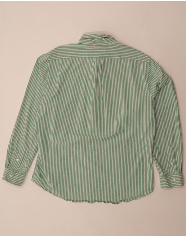 Ralph Lauren Camisa Slim Fit para Hombre 2XL Algodón Verde a Rayas