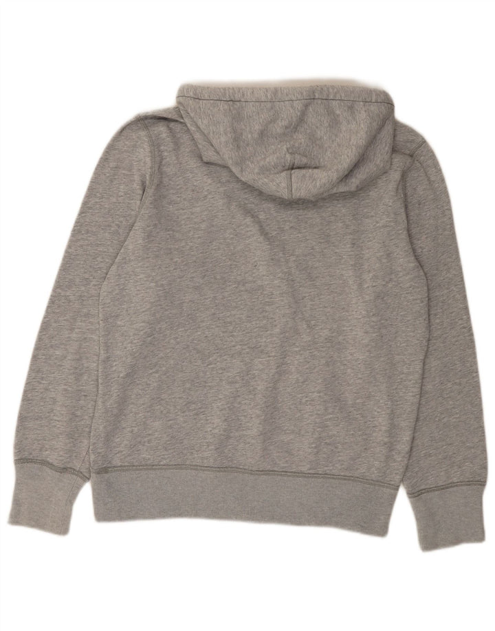 American Eagle Hombre Sudadera Con Capucha Gráfica Jersey De Algodón Gris Medio