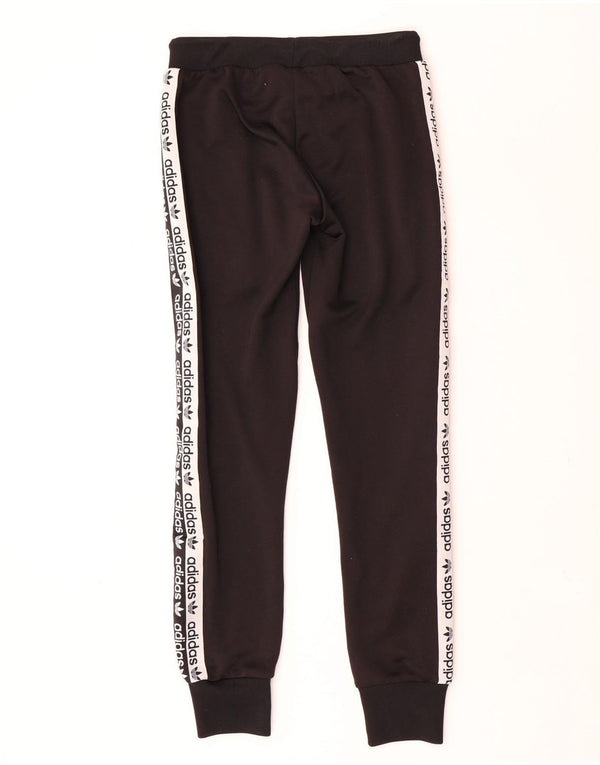 Adidas Mujer Graphic Chándal Pantalones Joggers UK 10 Small Negro
