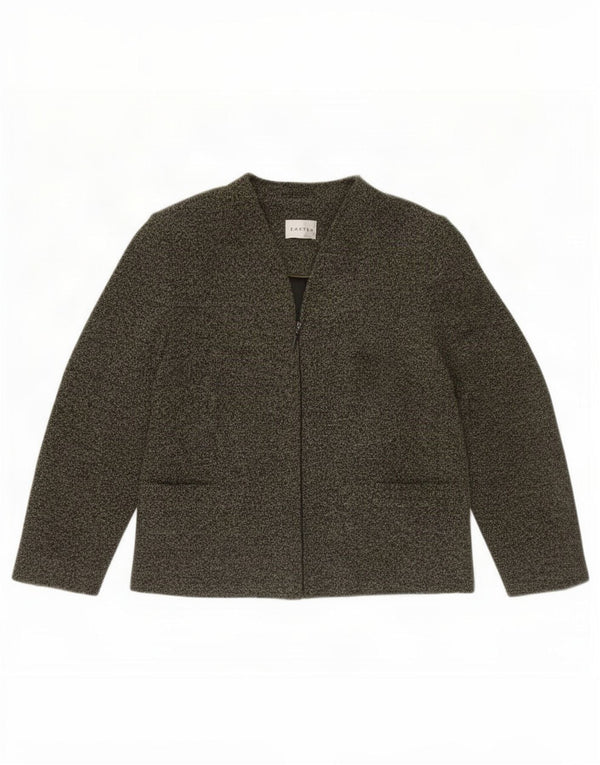 Eastex Chaqueta Blazer para Mujer UK 40 XL Poliéster Moteado Verde