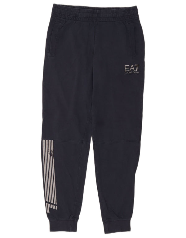 Emporio Armani Mens Graphic Chándal Pantalones Joggers Pequeño Azul Marino