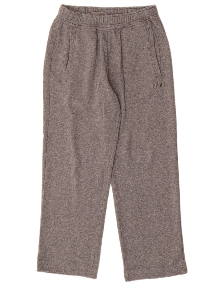 Puma Pantalones De Chándal Para Hombre Pequeños De Algodón Gris