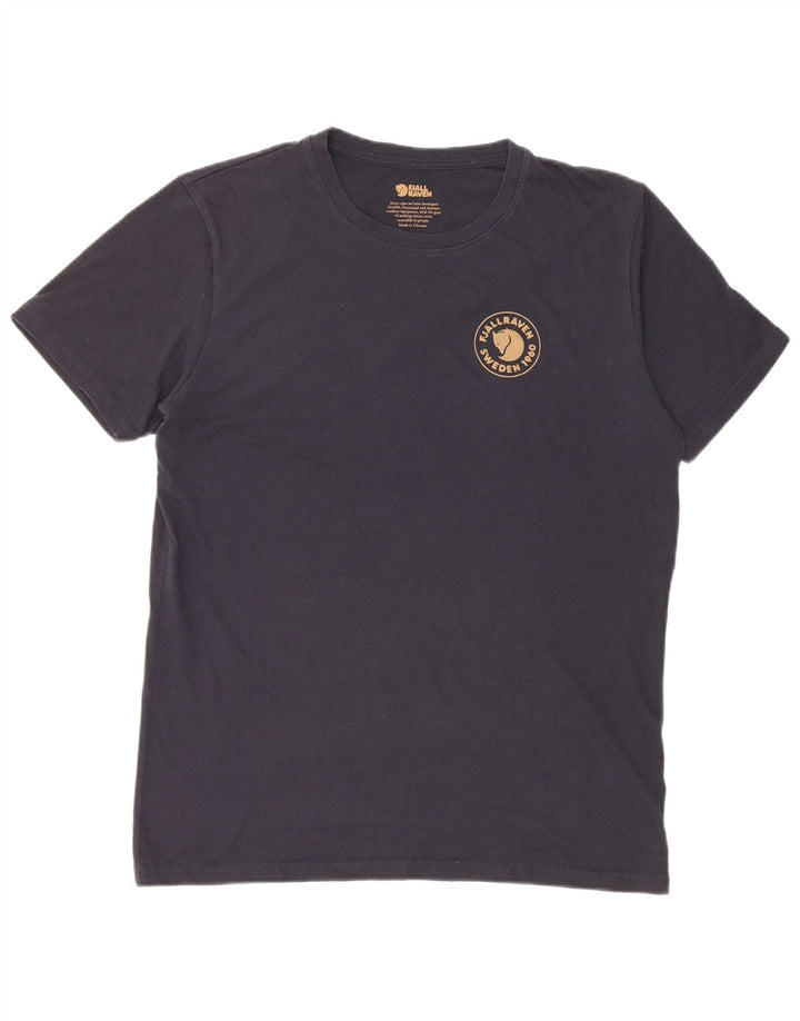 Fjall Raven - Camiseta para hombre, talla mediana, algodón negro