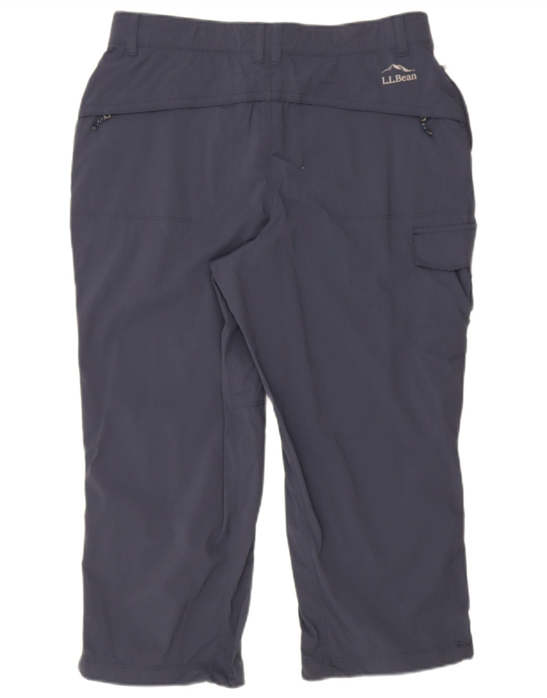 L.L.Bean Pantalones capri cargo para hombre medianos W32 L22 nailon azul marino