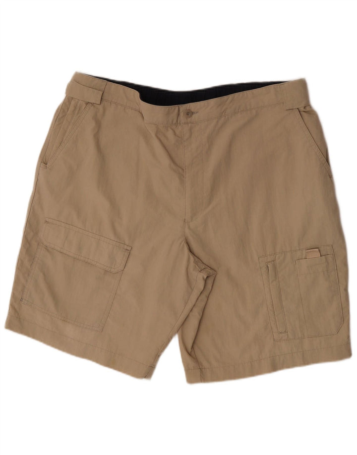 Marks & Spencer Pantalones cortos tipo cargo para hombre W38 XL Algodón beige