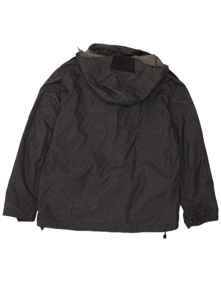Columbia Chaqueta utilitaria con capucha para hombre UK 40 Large Gris Poliamida