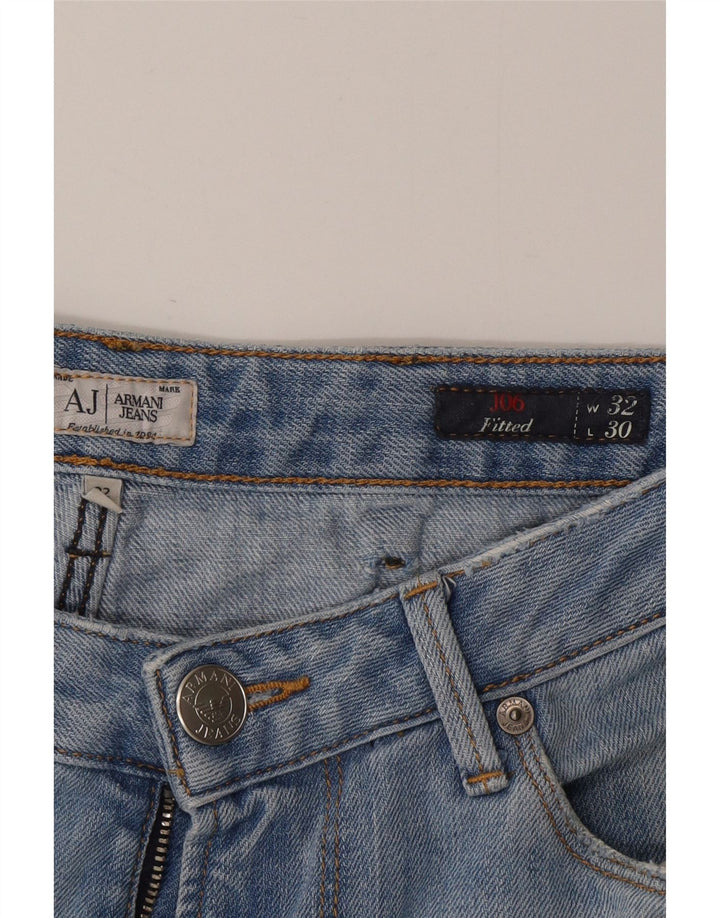 Vaqueros Armani Hombre Slim W32 L30 Algodón Azul
