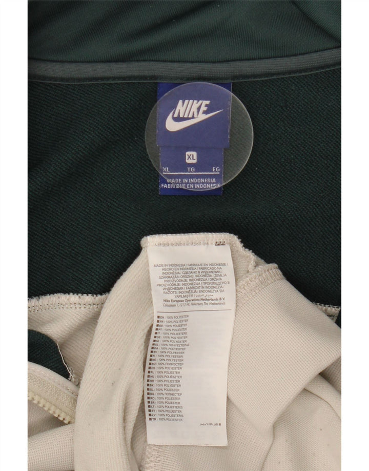 Nike Hombre Chándal Top Jacket XL Blanco Colorblock Poliéster