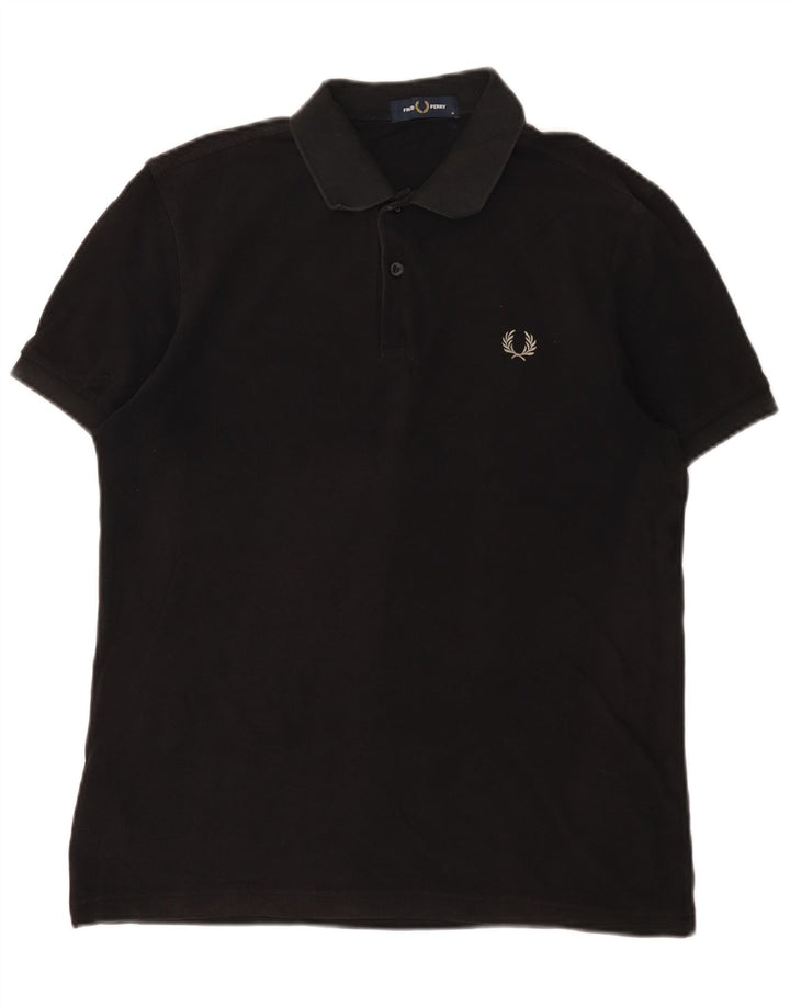 Polo Fred Perry Hombre Algodón Negro Medio