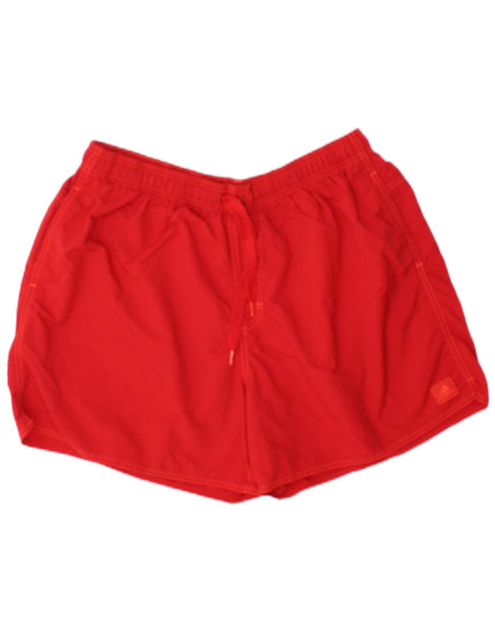 Adidas Pantalones cortos deportivos para hombre 2XL Rojo Poliamida