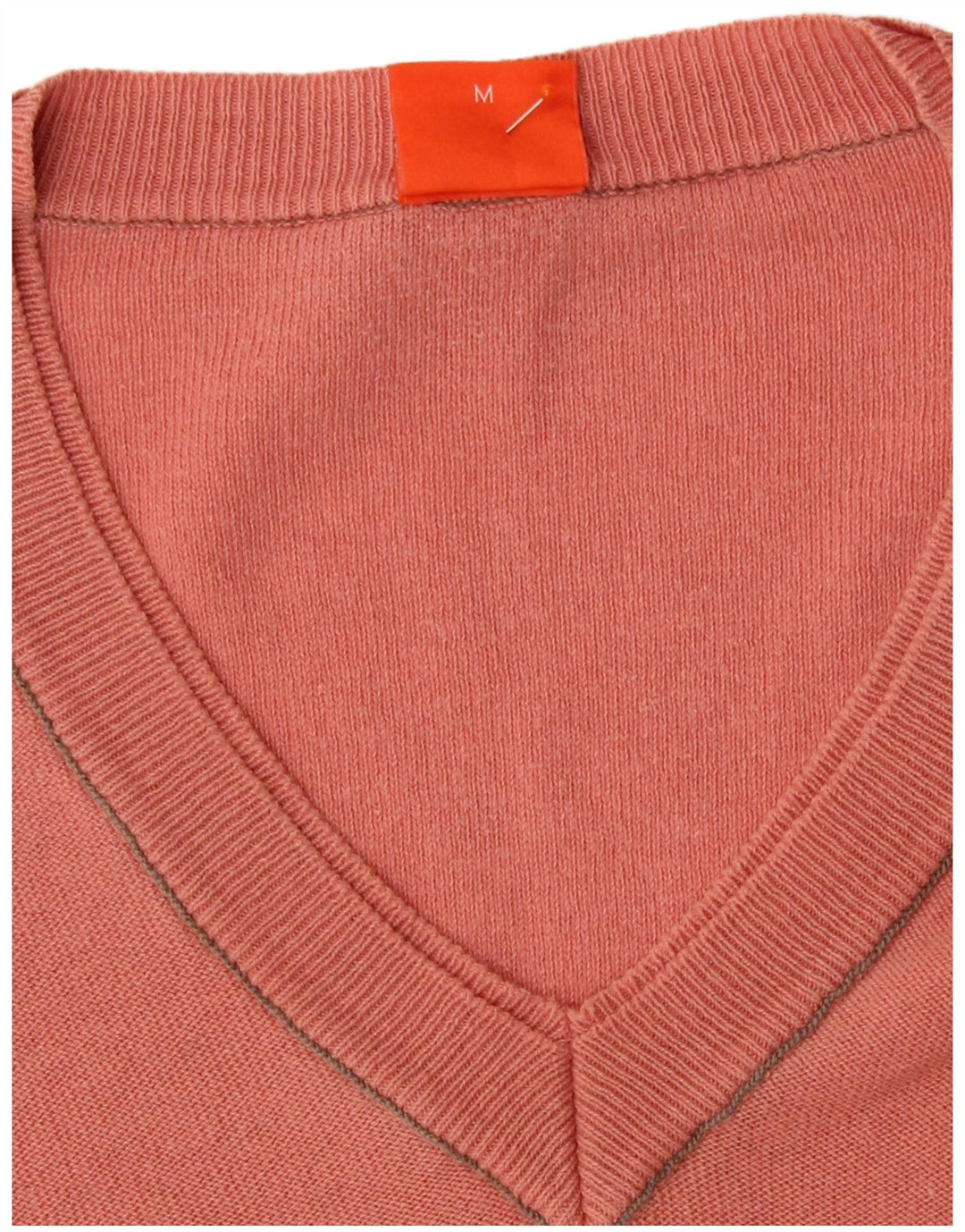 Hugo Boss Hombre | Jersey con cuello en V Rosa medio