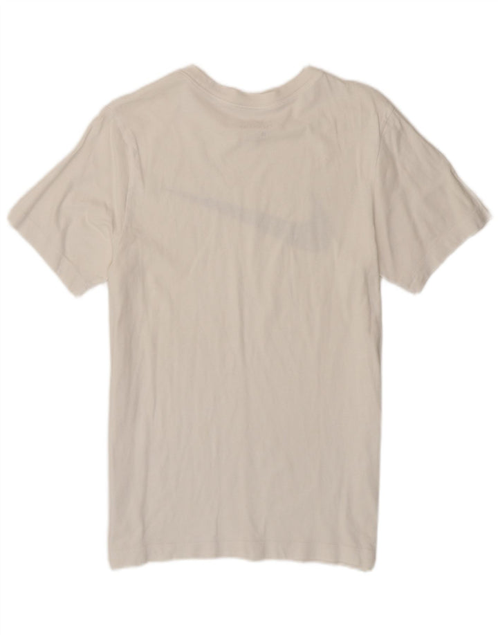Nike - Camiseta gráfica para hombre, talla pequeña, color blanco