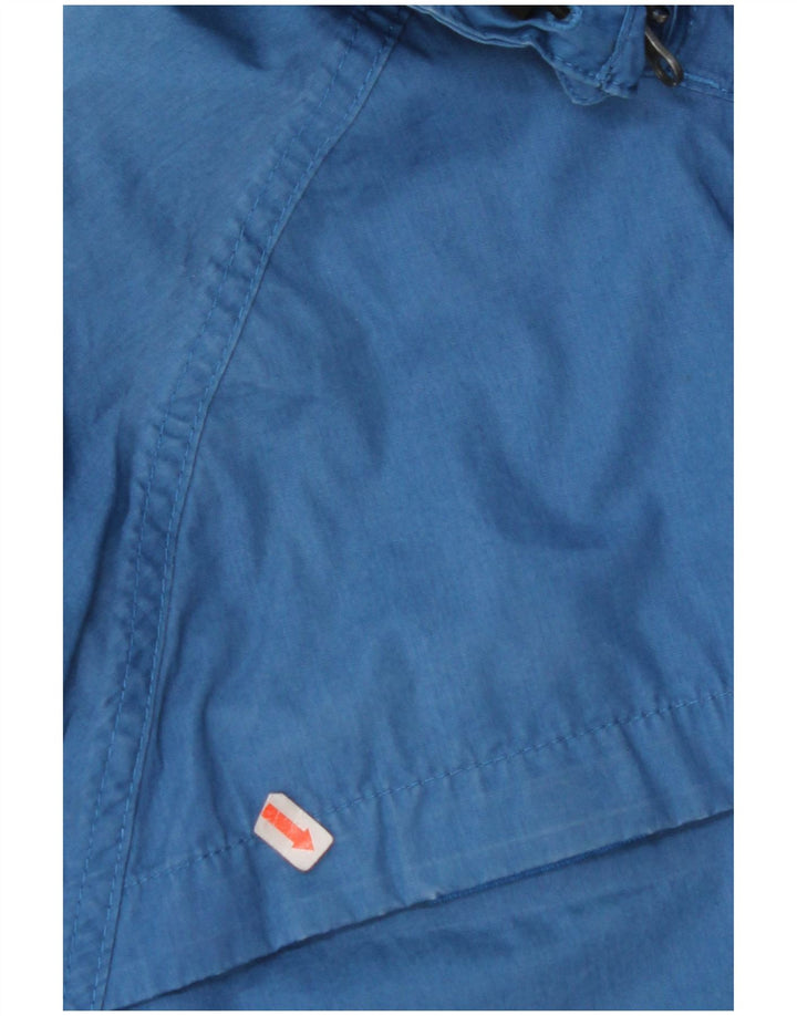 TIMBERLAND Chaqueta cortavientos con capucha para hombre UK 36 Small Azul Poliéster