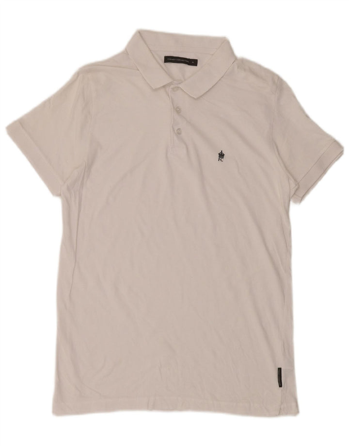 French Connection Polo Hombre XL Algodón Blanco