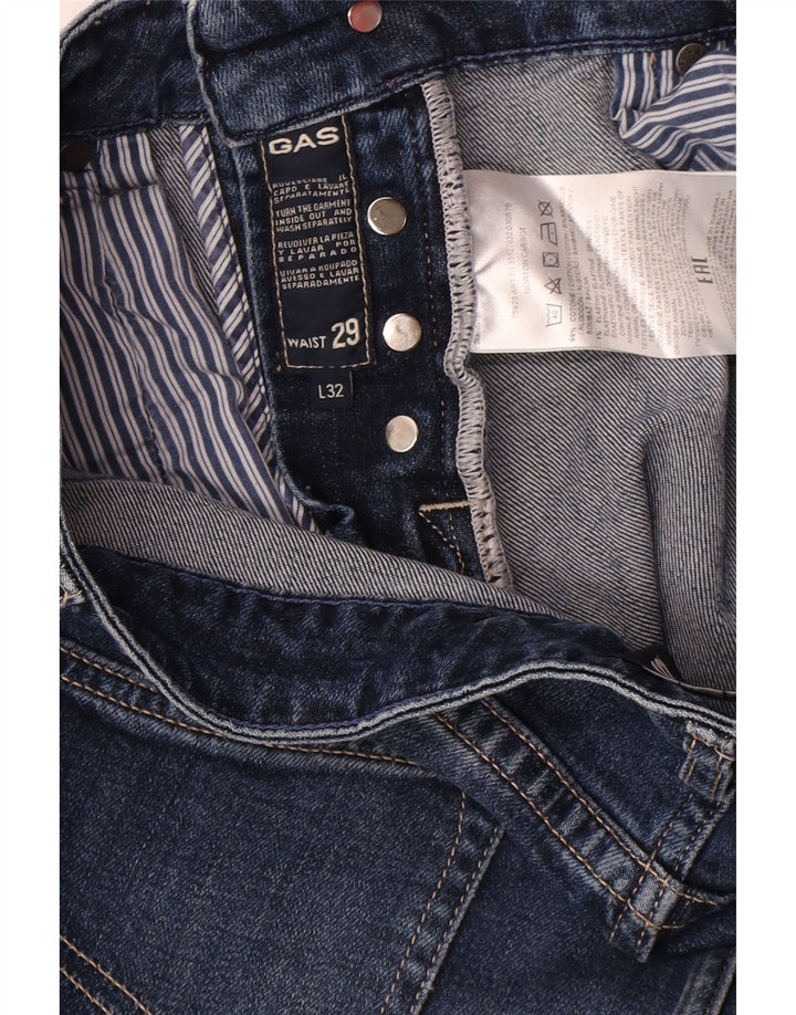 Vaqueros Slim Mujer Gas W29 L32 Algodón Azul