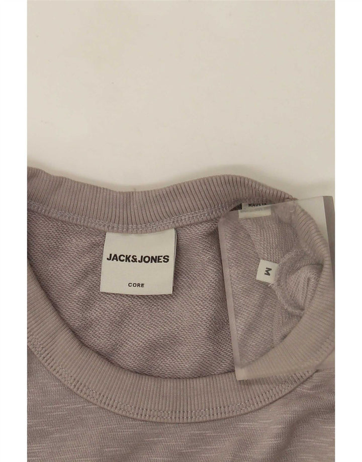 Jack & Jones Hombre Sudadera Gráfica Jumper Gris Medio Moteado