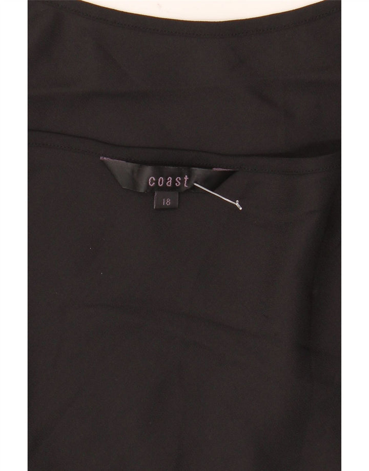 Vestido lencero Coast para mujer UK 40 XL Negro