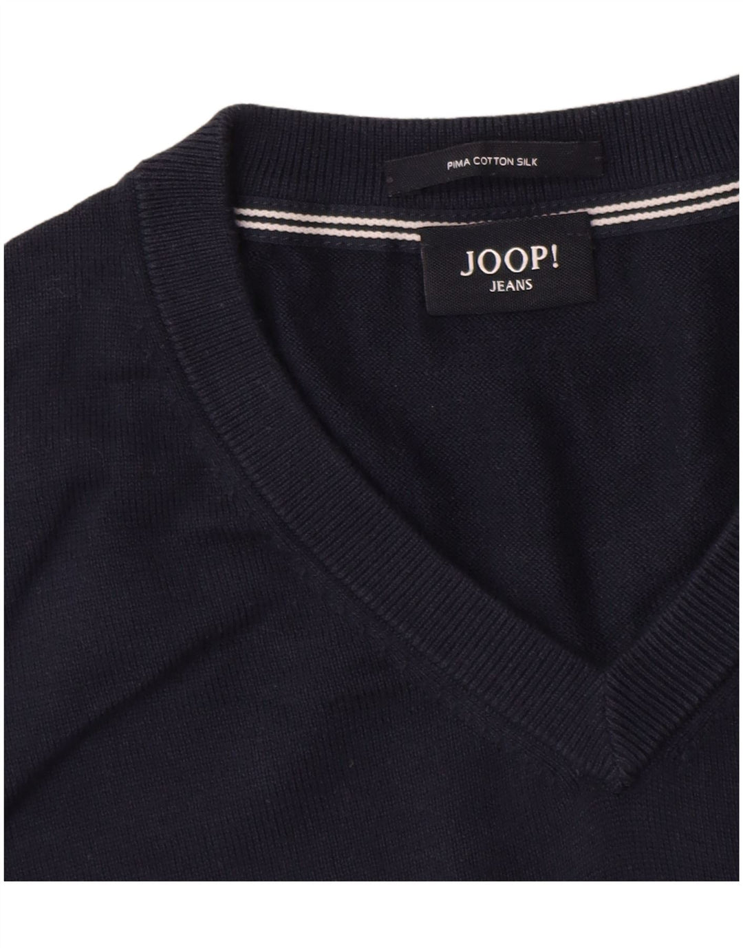 Joop Jersey con Cuello en V para Hombre Large Azul Marino Algodón