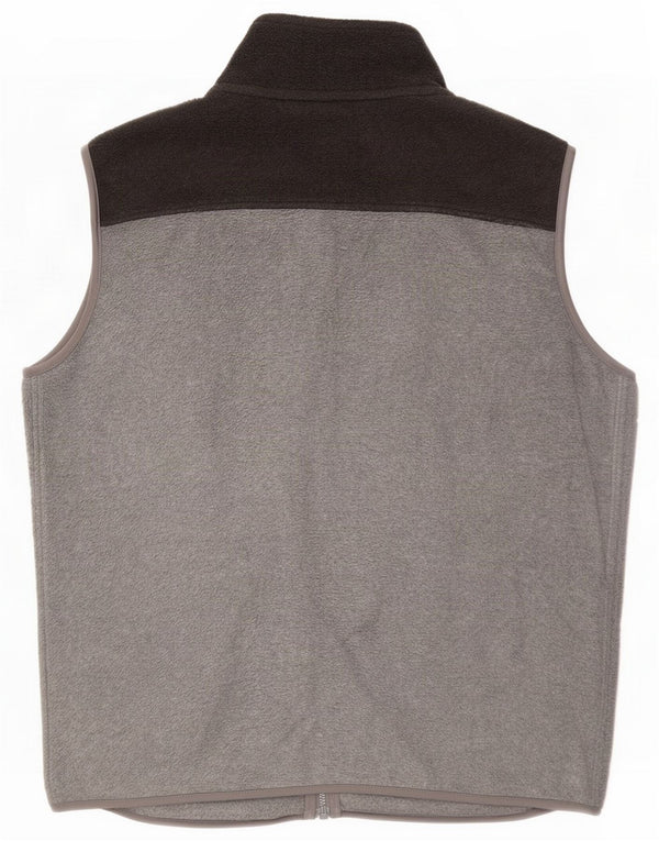 James Pringle Chaleco polar para hombre UK 40 Grande Gris Colorblock Poliéster