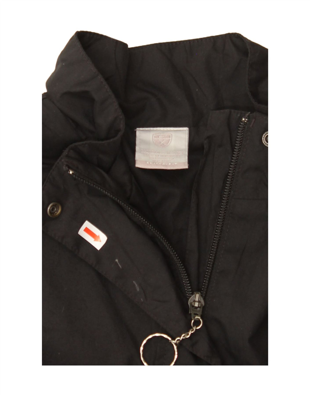 NIKE Womens Clima-fit Oversized Windbreaker Jacket US 12/14 Large Black Vintage Nike and Second-Hand Nike from Messina Hembry 