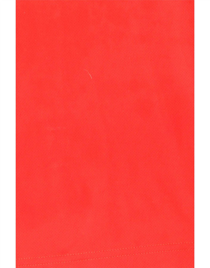 Adidas Camiseta regular para niño 15-16 años Rojo Colorblock Poliéster
