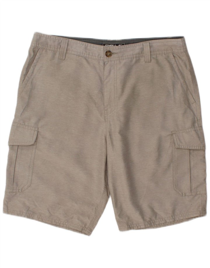 O'Neill Pantalones cortos cargo para hombre W36 Poliéster beige grande