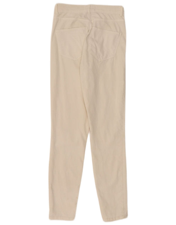 Zara Vaqueros Pitillo Mujer EU 24 2XS W24 L29 Algodón Blanco