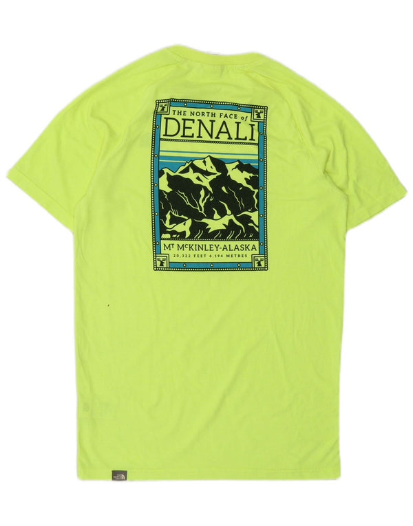 The North Face - Camiseta gráfica para hombre, talla pequeña, algodón verde