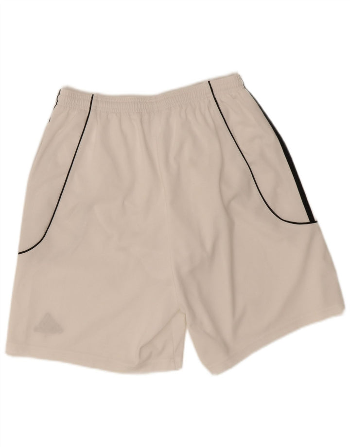 Adidas Mens Climalite Sport Shorts Grande Blanco Poliéster