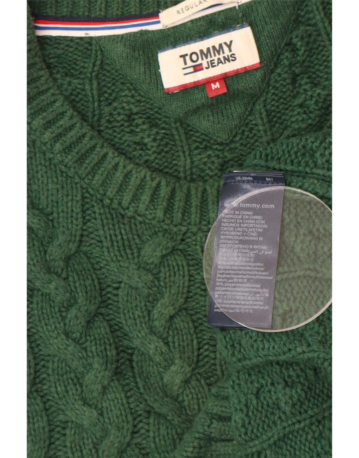Tommy Hilfiger Jersey De Corte Regular Con Cuello Redondo Para Hombre Verde Medio