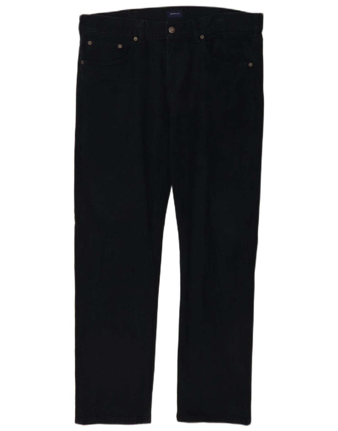 Vaqueros rectos de corte regular Gant para hombre W36 L32 Algodón azul marino