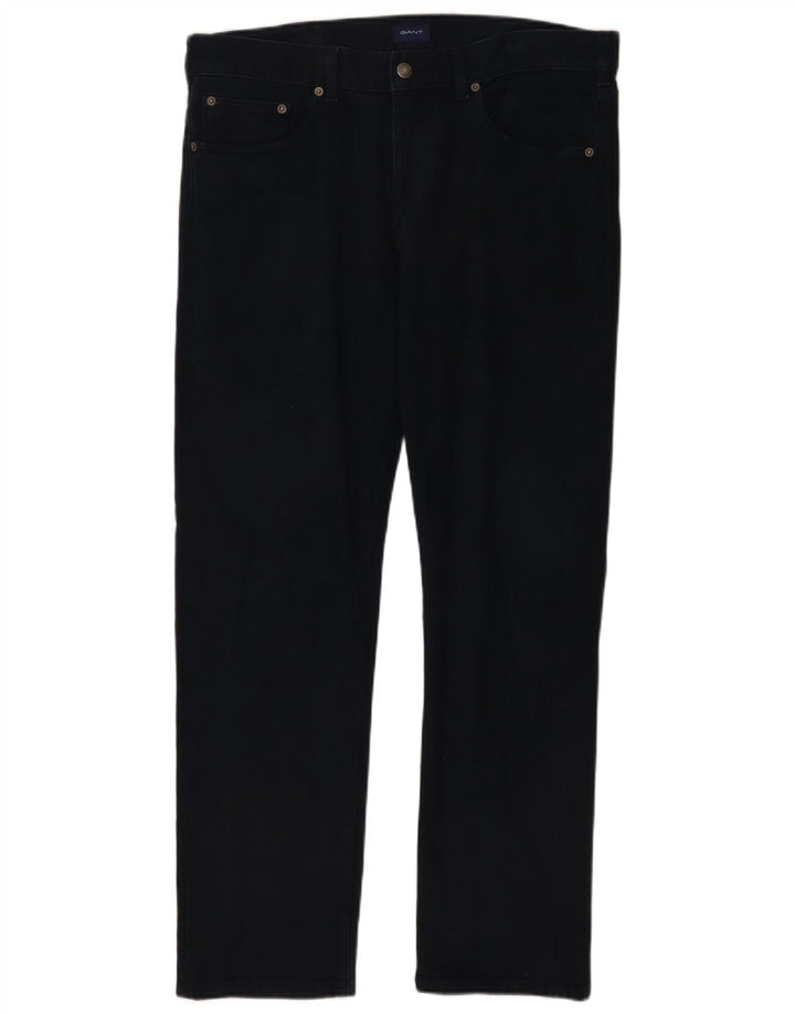Vaqueros rectos de corte regular Gant para hombre W36 L32 Algodón azul marino
